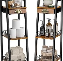 8 Best Bathroom Shelving Units for Small Spaces