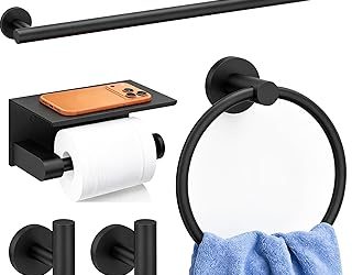 8 Best Matte Black Bathroom Hardware Sets for Cohesive Design