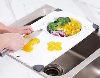 Best Over-the-Sink Cutting Boards and Colanders for Kitchen Sinks