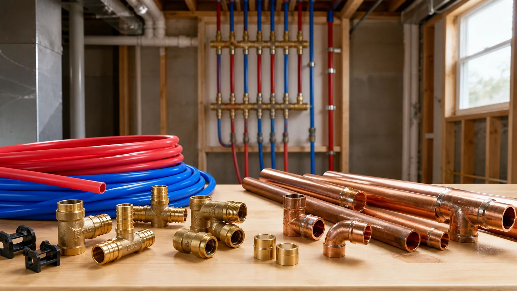 PEX vs Copper Plumbing: Choose for the Whole System