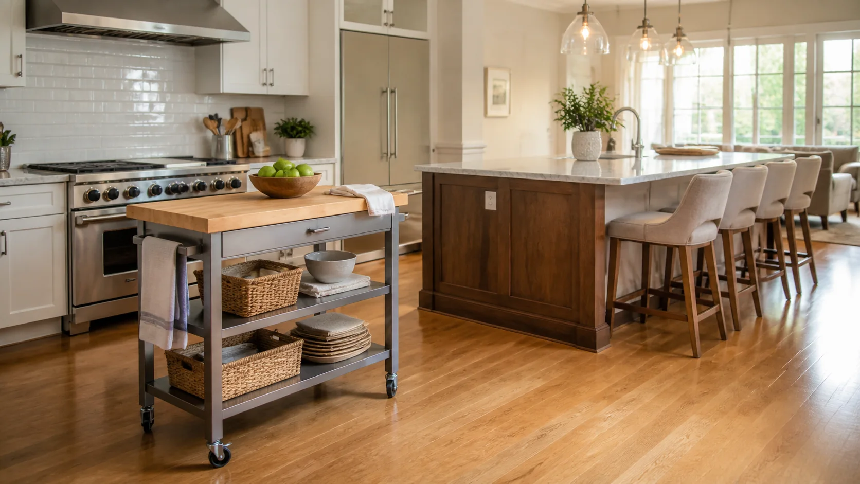Portable vs Built-In Kitchen Island: Space Before Style