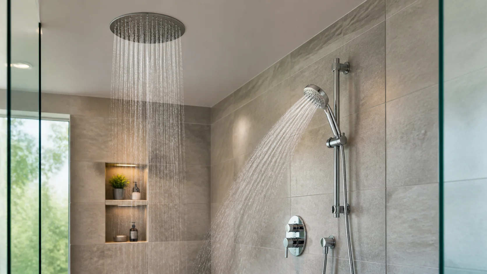 Rainfall vs Handheld Shower Head: Coverage, Reach, and Flow