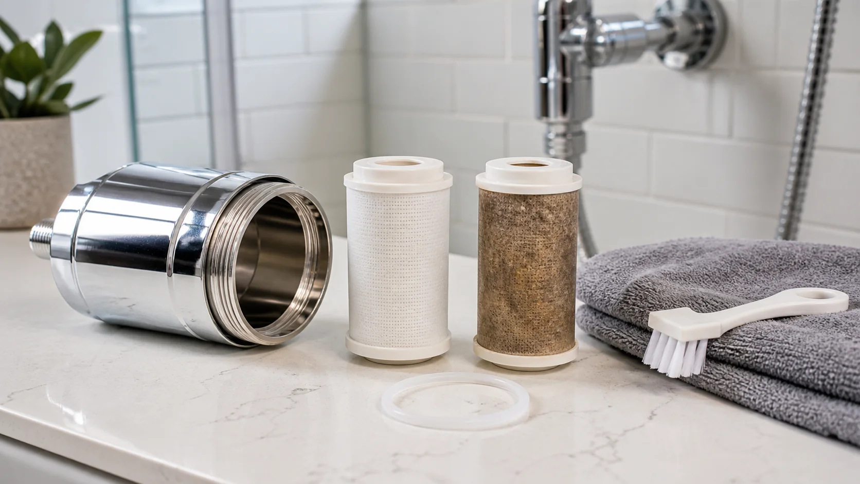 Shower Filter Maintenance: Cartridges, Flow, and Leaks