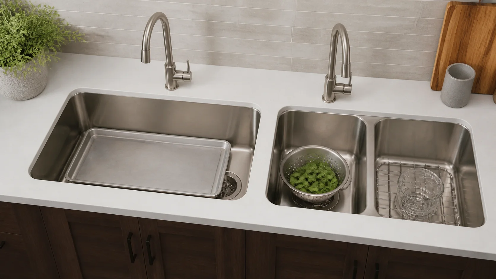 Single- vs Double-Bowl Kitchen Sink: Workflow Guide